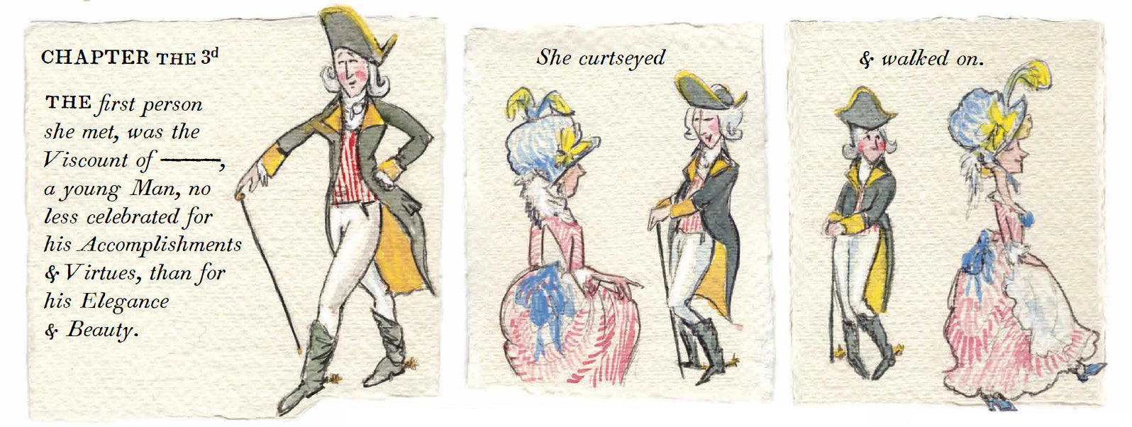 Excerpt from Jane Austen's juvenilia The Beautifull Cassandra